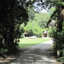 The drive into the campsite