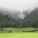The Wairere Falls pumping after the rain