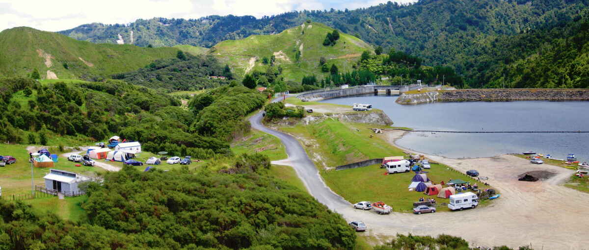 Patea Dam / Lake Rotorangi Freedom Camping Ground, Taranaki, NZ 2 travel reviews for Patea