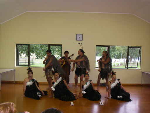 Entertainment at Pungarehu Marae Cultural Stay