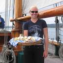 Morning tea, freshly baked scones, jam and cream - Yummm!