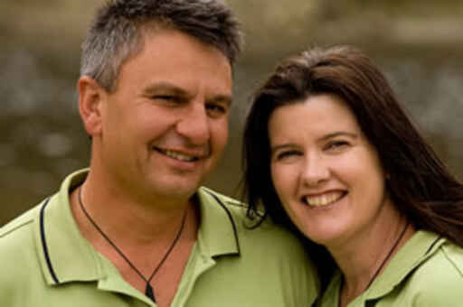 Brent & Claire your hosts, Spirit of the River Jet