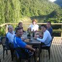 Bridge to Nowhere Lodge
lunch on the balcony