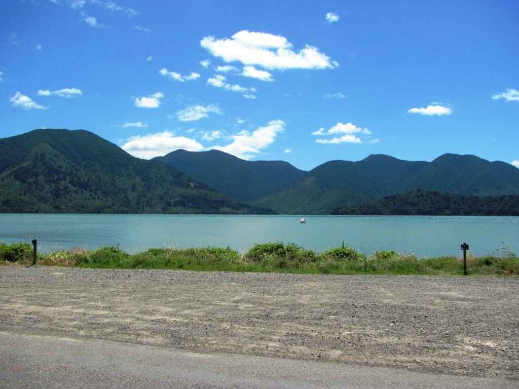 The view across the bay