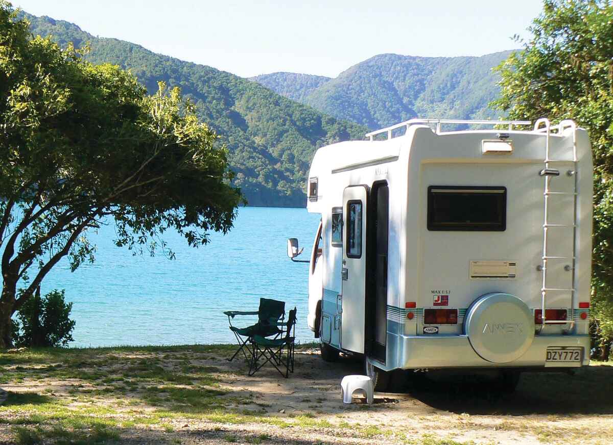 Aussie Bay Campsite Queen Charlotte Sound, Marlborough, NZ 35
