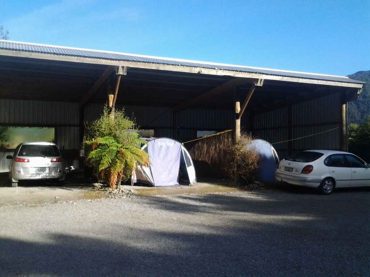 Undercover Tent Site - Great for wet days for any days