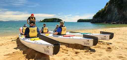 Kayak the quiet northern end of Abel Tasman