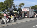 Handy food truck next door