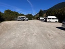 Large flat parking area