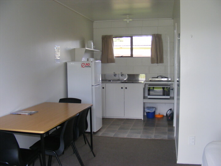 Two-roomed kitchen cabin